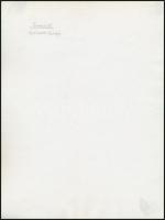 cca 1974 Itt a tél, 2 db vintage fotóművészeti alkotás Gebhardt György (1910-1993) hagyatékából, fel...