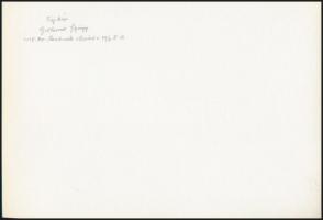 cca 1973 Tájképek, 2 db vintage fotóművészeti alkotás Gebhardt György (1910-1993) hagyatékából, az e...