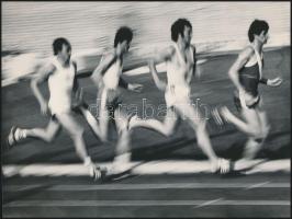 cca 1972 Gebhardt György (1910-1993) hagyatékából 2 db vintage fotóművészeti alkotás, az egyik aláír...