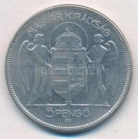 1930. 5P Ag "Horthy jobbra" T:2-,3
Adamo P8