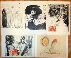 Kondor Béla (1931-1972) 13 db offszet kép sorozat 42x29cm (1 db és a borító sérült)