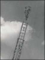 cca 1960 Dezső Pál (?-?) kecskeméti fotóművész 3 db vintage alkotása, kettő feliratozva, 8x23 cm és ...