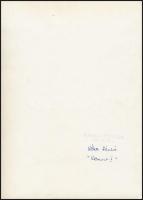 cca 1968 Kóka László: Koncert, feliratozott vintage fotó, a kortárs magyar fotográfia avantgarde kor...