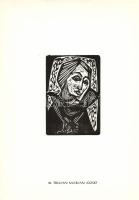 1962 12 magyar metszet 20x15cm, 500 sorszámozott példányban készült ajándék mappa benne Gross Arnold...