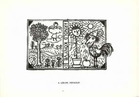 1962 12 magyar metszet 20x15cm, 500 sorszámozott példányban készült ajándék mappa benne Gross Arnold...