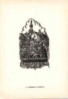 1962 12 magyar metszet 20x15cm, 500 sorszámozott példányban készült ajándék mappa benne Gross Arnold...