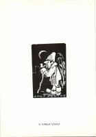 1962 12 magyar metszet 20x15cm, 500 sorszámozott példányban készült ajándék mappa benne Gross Arnold...