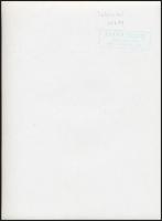 cca 1975 Tatár Tibor: Tekintet, pecséttel jelzett vintage fotó, a kortárs magyar fotográfia avantgar...