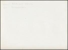 cca 1970 Hajnóczy Andrea: Rayographia, feliratozott vintage fotó, a kortárs magyar fotográfia avantg...