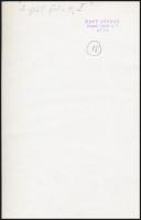 cca 1972 Nagy Sándor: Gát felett, pecséttel jelzett vintage fotó, a kortárs magyar fotográfia avantg...