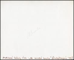 1978 Andicsné Székely Éva: Az utolsó kocka című vintage alkotása, a kortárs magyar fotográfia avantg...