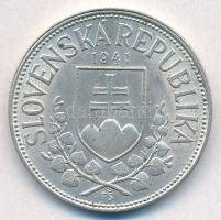 Szlovákia 1941. 20K Ag "Cirill és Metód" T:2 
Slovakia 1941. 20 Korun Ag "St. Kyrill...