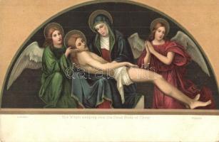 38 db RÉGI használatlan főleg vallásos művészlap, sok lithoval, vegyes minőség / 38 pre-1945 unused ...