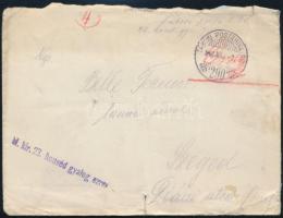 1918 Magyar katona olasz forntról írt levele, hozzá Roana falu képe, a levélben a front érdekes leír...