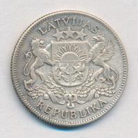 Lettország 1925. 2L Ag T:2 patina Latvia 1925. 2 Lati Ag C:XF patina 
Krause KM#8