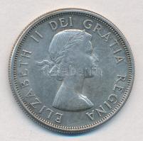 Kanada 1962. 50c Ag "II. Erzsébet" T:2,2-  Canada 1962. 50 Cents Ag "Elizabeth II" C:XF,VF