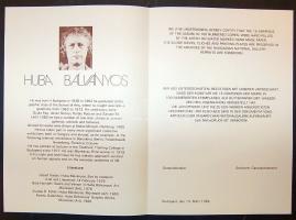 Bálványos Huba (1938- ) számozott, szignált linómetszet merített papíron (EA II/XV. jelzéssel) 42x30...