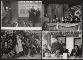 cca 1960 Budapest, 13 db vintage fotó Tiszavölgyi József (1909-?) fotóriporter hagyatékából, többsége jelzett vagy feliratozott, 13x18 cm