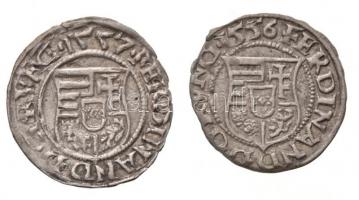 1556K-B Denár Ag (0,46g) + 1557K-B Denár Ag "I. Ferdinánd" (0,34g) T:1-,2
Hungary 1556K-B...