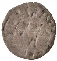 1373-1382. Denár Ag "I. Nagy Lajos" egyoldalú veret (0,5g) T:2- Huszár: 547., Unger I.: 43...