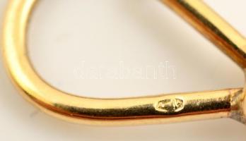 cca 1900 Arany óralánc, 14 K arany, rubinkővel. Jelzett. / cca 1900 Gold watchchain. 14 C with rubin...