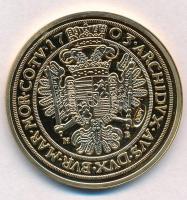 DN "Történelmi aranypénzek - I. Lipót 10 dukát 1703" aranyozott Cu-Zn utánveret "COPY...