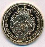 DN "Történelmi aranypénzek - Mária Terézia 1 dukát, 1741" aranyozott Cu-Zn utánveret &quot...