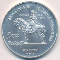 1990. 500Ft Ag "Mátyás király / Beatrix" T:BU
Adamo EM113