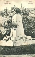 Zilah, Zalau; Statuia Turul / Turul-emlék / monument, statue (EK)