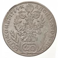 1784G 20kr Ag "II. József" (6,39g) T:2-,3
Hungary 1784G 20 Kreuzer Ag "Joseph II&quo...
