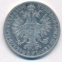 Ausztria 1860A 1Fl Ag "Ferenc József" T:2-,3 
Austria 1860A 1 Florin Ag "Franz Josep...