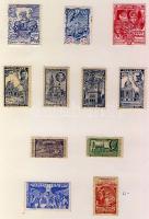 40db régi külföldi kiállítási levélzáró