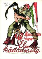 A Magyar Tanácsköztársaság Plakátjai; Világ proletárjai egyesüljetek! 1975. - 16 darabos sorozat / P...