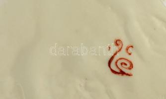 Párocska népviseletben, jelzett szovjet porcelán, kézzel festett, hibátlan, m: 25 cm