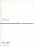 Bölcskey Miklós (1964- ) 2 db fotója, hátoldalán pecséttel jelzett, 11,5×16,5 cm
