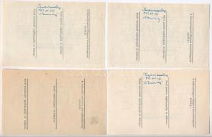 ~1946-1947. 6db-os vegyes magyar utalvány tétel, közte "Gabonautalvány", "Finomliszt-...