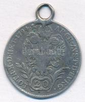 1794B 20kr Ag "I. Ferenc" füllel T:3