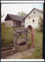cca 1975 Szép az élet, szolidan erotikus fényképek, 4 db vintage negatívról készült mai nagyítások, 18x13 cm és 25x18 cm között / 4 erotic photos
