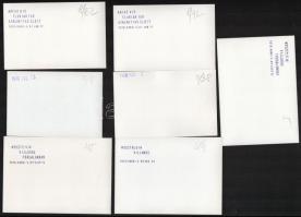 Budapesti villamosok tétele, 13 db fotó, többsége datált, egy kivételével vintage kópiák, 9x12 cm és...