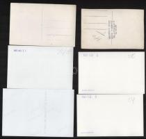 Budapesti villamosok tétele, 13 db fotó, többsége datált, egy kivételével vintage kópiák, 9x12 cm és...