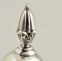 Ezüst (Ag.) cukortartó, jelzett, m:18 cm, nettó:247 g