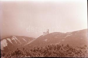 cca 1937 Magas-Tátra, 12 db fotónegatív, papírtokban