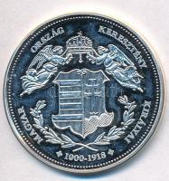 DN "Magyarország Keresztény Királyai / I. István 1000-1038" Ag emlékérem (20g/0.333/38,36m...