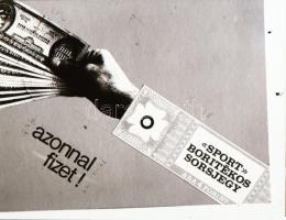 Különféle reklám negatívok, kb. 20 db