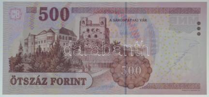 2010. 500Ft "EC" a tervező, Vagyóczky Károly aláírásával T:I