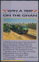 Vonat öntapadós bélyegfüzet, Train stampbooklet self-adhesive stampbooklet