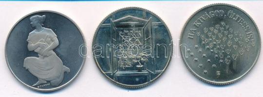 1981. 100Ft Ni "FAO I. - Világélelmezési nap" eredeti tokban tanúsítvánnyal + 1984. 100Ft ...