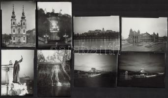 cca 1930 és 1980 közötti fotók Budapestről, 99 db vintage fénykép, egy része feliratozva, sokféle téma, 4x6 cm és 10x15 cm között
