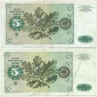 NSZK 1980. 5M (2x) T:III
FRG 1980. 5 Mark (2x) C:F