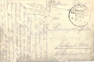 Die Besatzung eines Großkampfschiffes / Kaiserliche Marine / the crew of an Imperial German Navy bat...